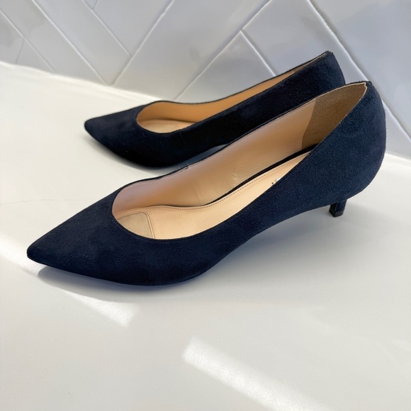 Alex Marie Noelli Women's Blue Suede Pointed Toe Pumps Size 10M Comfy Dressy - Picture 3 of 11